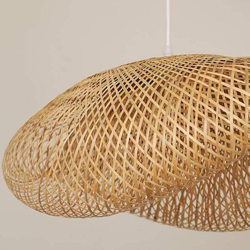 ZenBamboo LED Hanglamp Bollen van Bamboe voor Slaapkamer