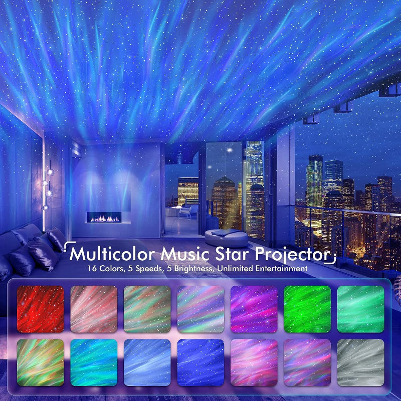 4 In 1 Galaxy - en Sterrenprojector met Bluetooth Speaker