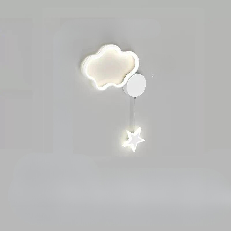 LumiDroom - Wolken Ster Maan LED-Wandlamp