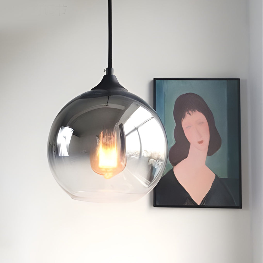 SphereGlow - Moderne Glazen Industriële LED Hanglamp voor Keuken en Eetkamer