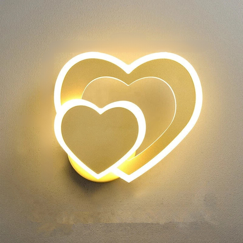 HeartWall Wandlamp - Creatieve LED Sfeerverlichting