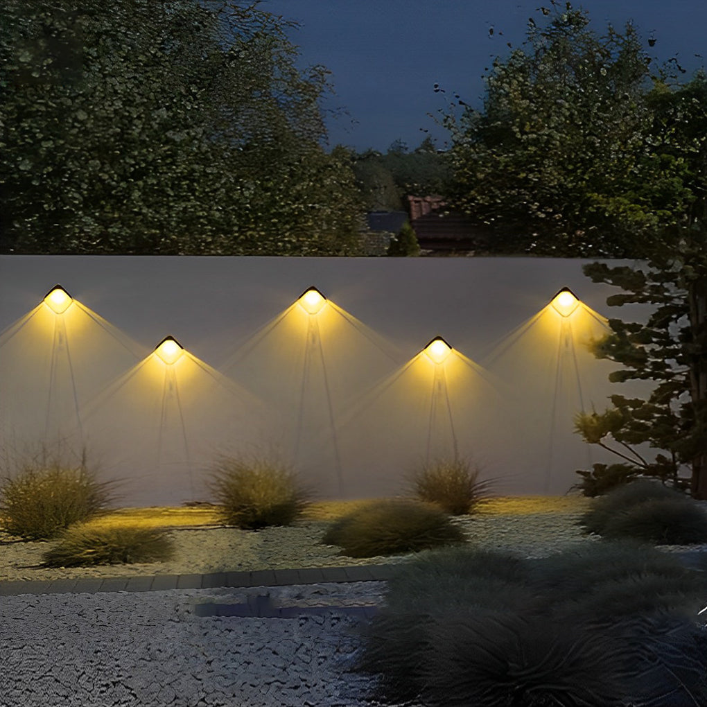 Waterdichte LED Meerkleurige Moderne Solar Muurverlichting