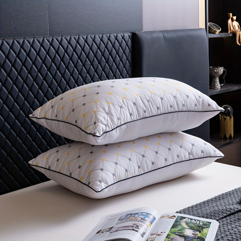 IllumiPillow Luxe – Premium Wasbaar Hotelkussen met Neksteun – Ademend en Zacht