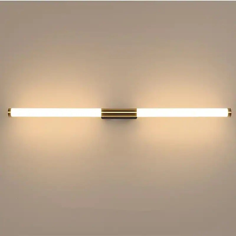 Leigh Eenvoudige Moderne Lineaire LED Wandlamp Wit-Goud Slaapkamer Metaal