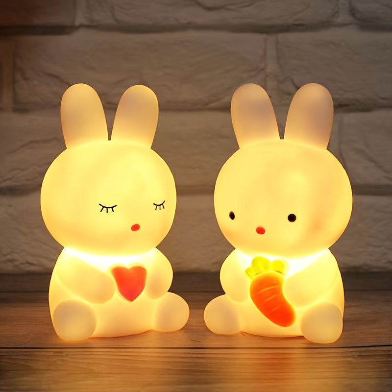 BunnyGlow - Schattige Konijnenlamp met LED Licht voor Decoratie en Nachtverlichting