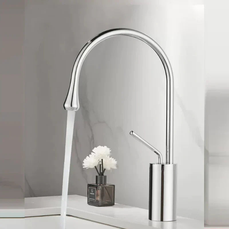 Druppels Stijl Wastafelkraan Badkamer Draaibaar Waterval Kraan