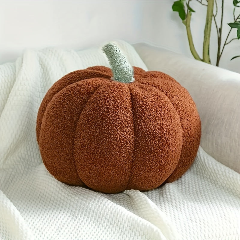 Cozy Pumpkin Kussen - Zachte, Kleurrijke Decoratie voor Halloween en Feestjes