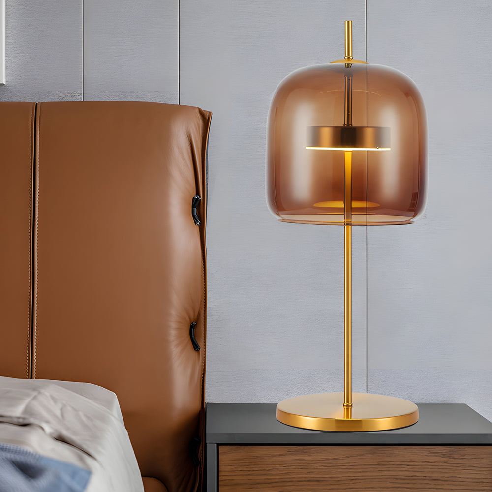 LumiLux - Mystical Glass Table Lamp for a Warm Atmosphere