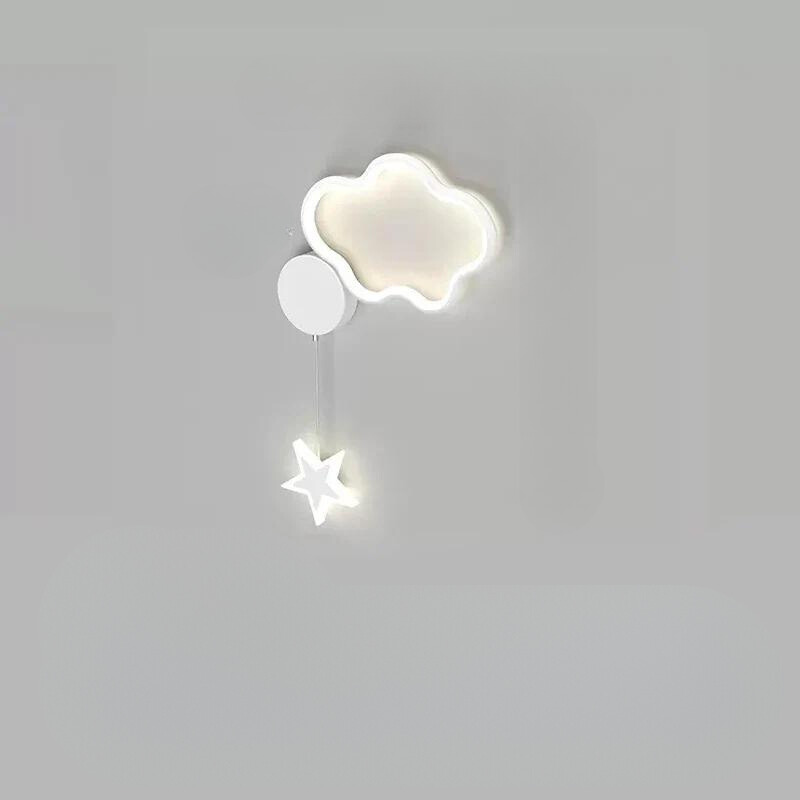 LumiDroom - Wolken Ster Maan LED-Wandlamp