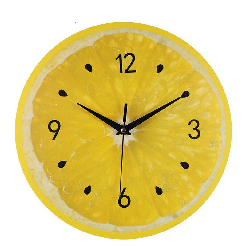 LemonTime - Frisse Wandklok voor een Verkwikkende Keuken