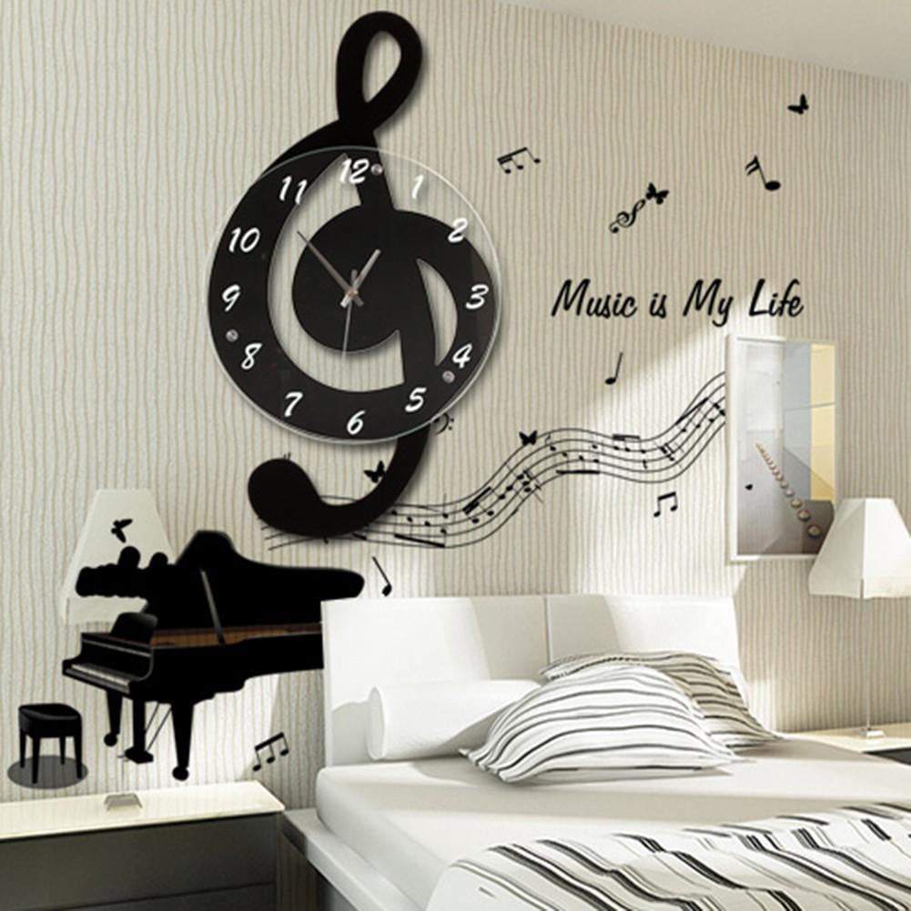 MusicNote - G-Sleutel Wandklok