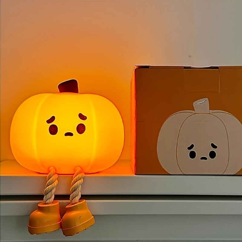 PumpkinGlow - USB Oplaadbare LED Pompoen Nachtlamp