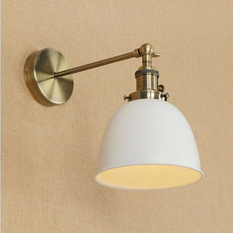 Liam Vintage LED Wandlamp Binnen Zwart Slaapkamer Metaal