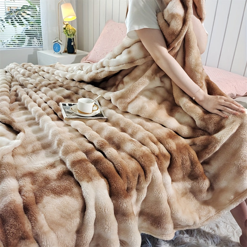 Luxueuze Dikke Fleece Deken – Zachte & Warme Coral Velvet voor Bank, Bed, Kantoor, en Reizen