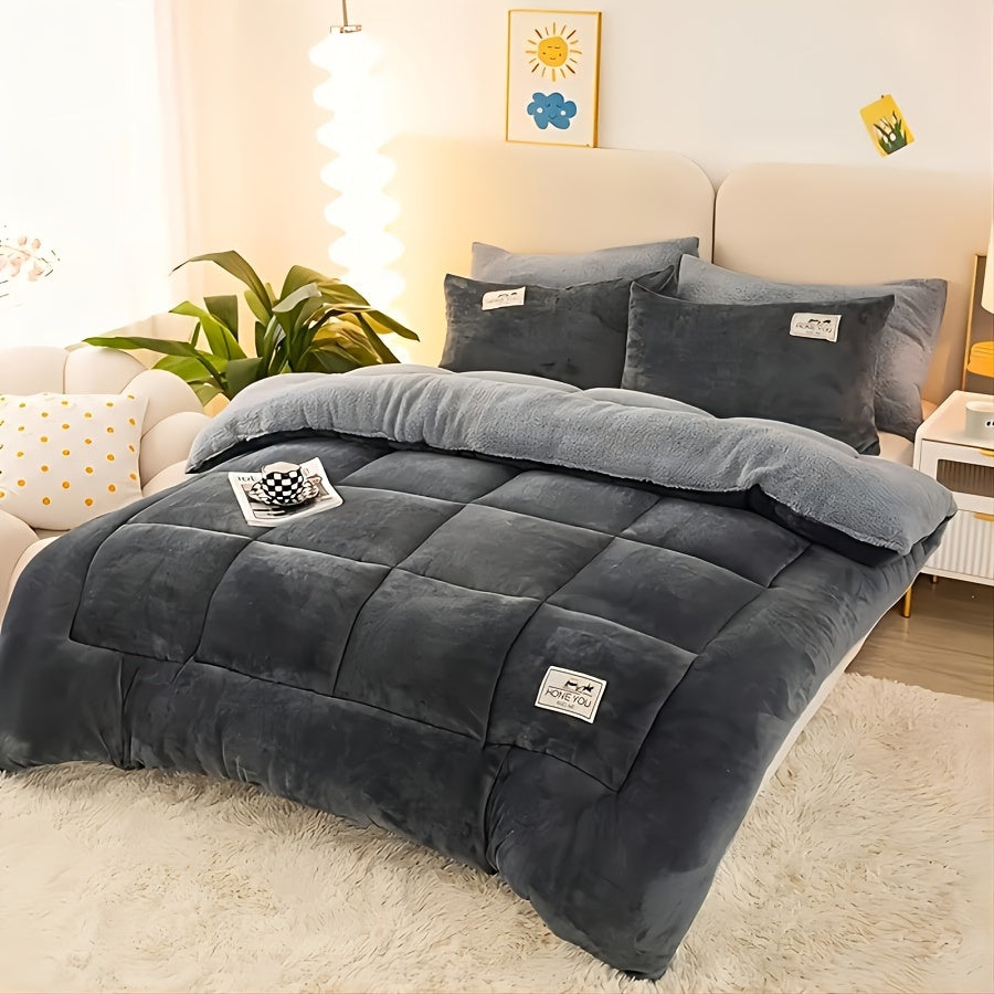 Luxe Dikke Melk Fleece Sherpa Deken - Scheurbestendig, Comfort voor Alle Seizoenen op Bank, Bed, Kantoor en Camping