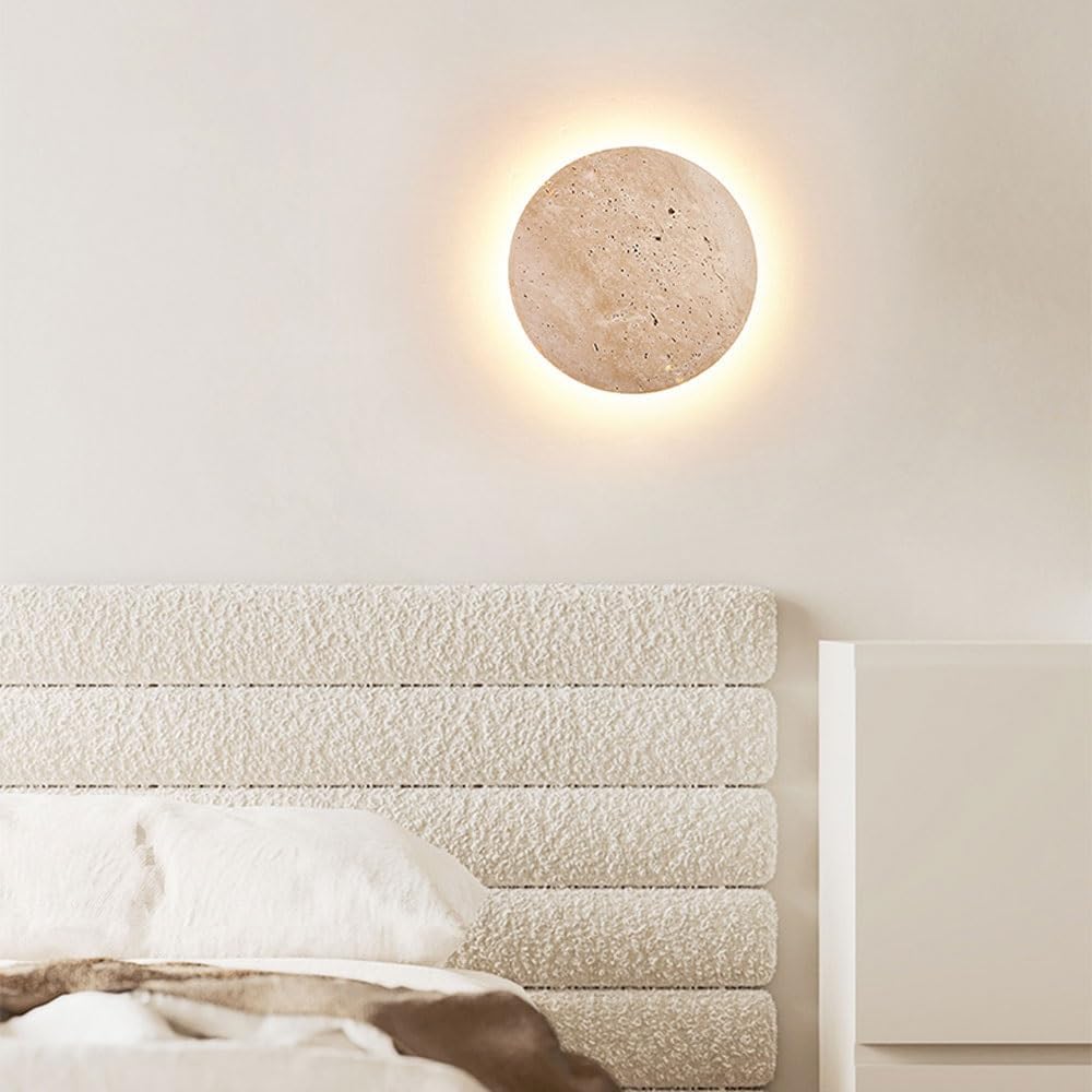 Emi Stonelamp - Ronde Wandlamp