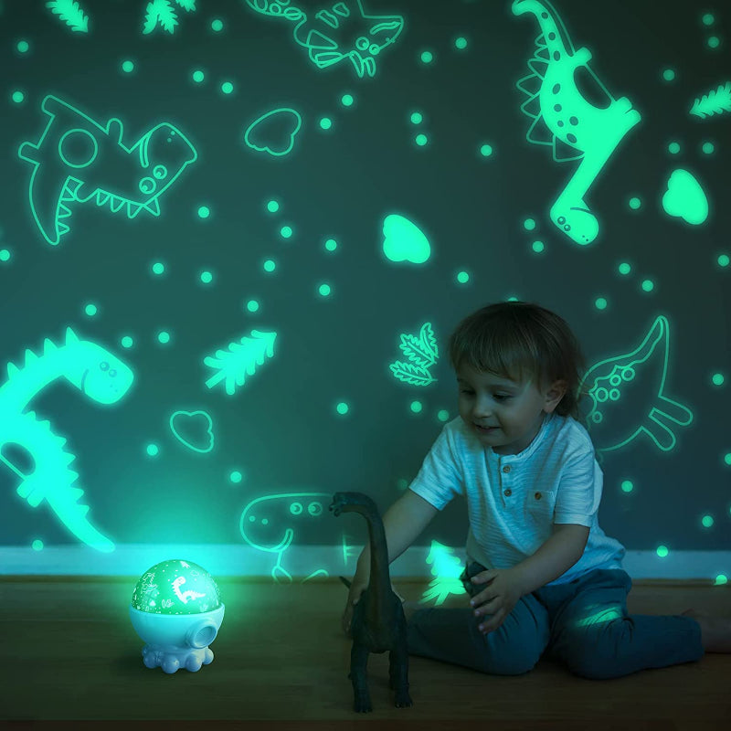 Dinosaur LED Lamp - Oceaanprojector en Ster & Maan Projectie - Met Afstandsbediening