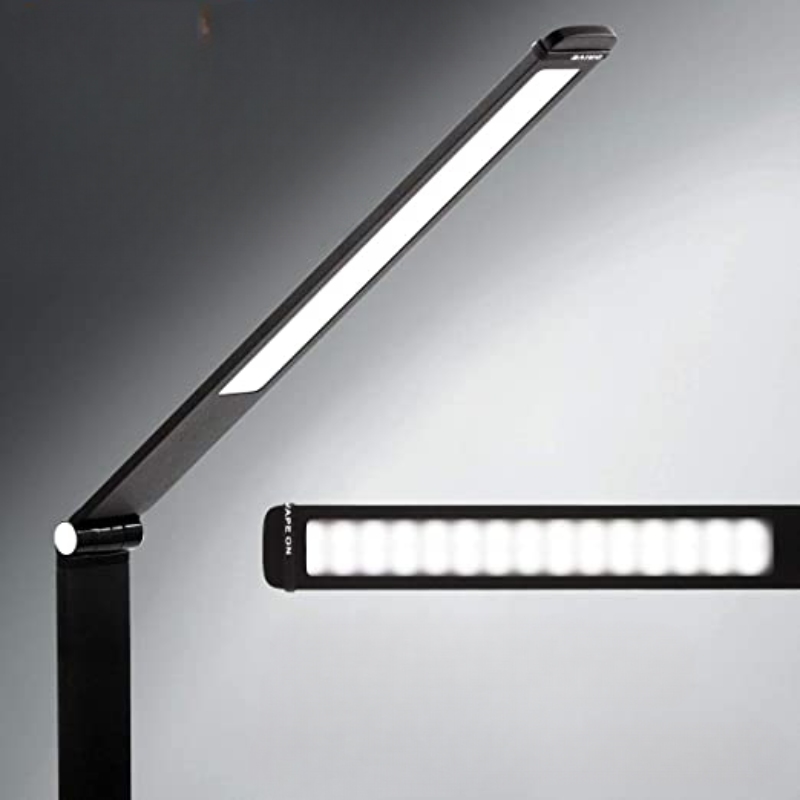 LED Bureau Lamp - Met USB Oplaadpoort en Dimbare Functie - Perfect Voor Kantoor en Studie