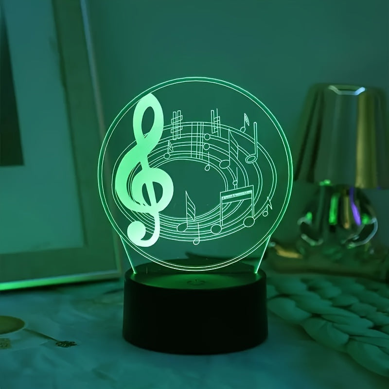 MuziekLicht - Moderne Acryl Tafellamp met Touch Control en USB-Aansluiting