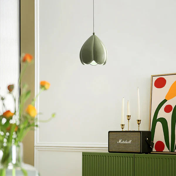 Franse Stijl Crèmekleurige Hanglamp Rustiek Natuur-Inspired Design