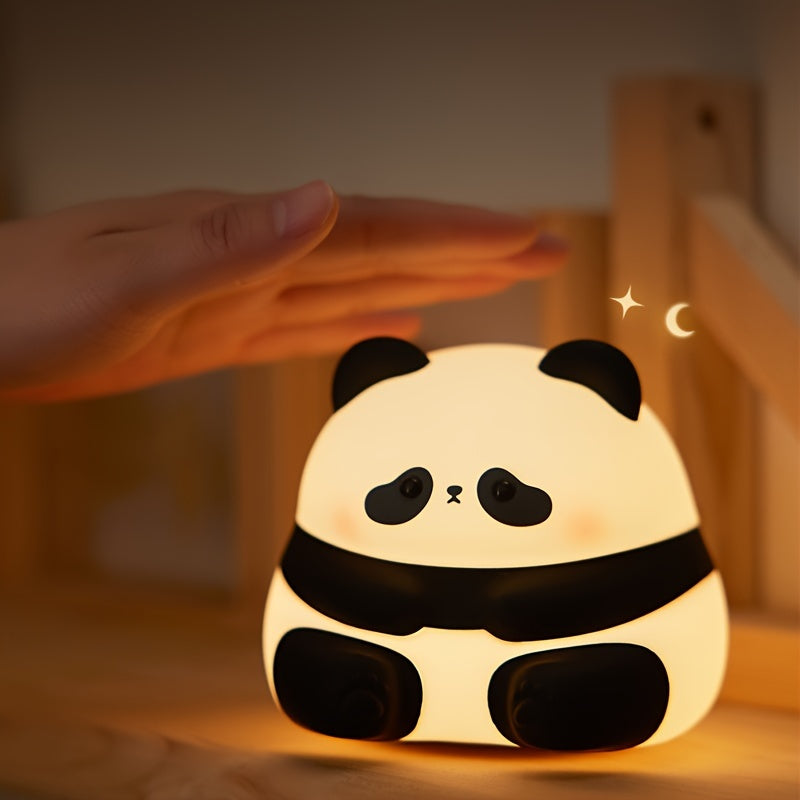 PandaGlow - Schattige Grote Panda LED Nachtlamp met Touchbediening en Oplaadbare Batterij