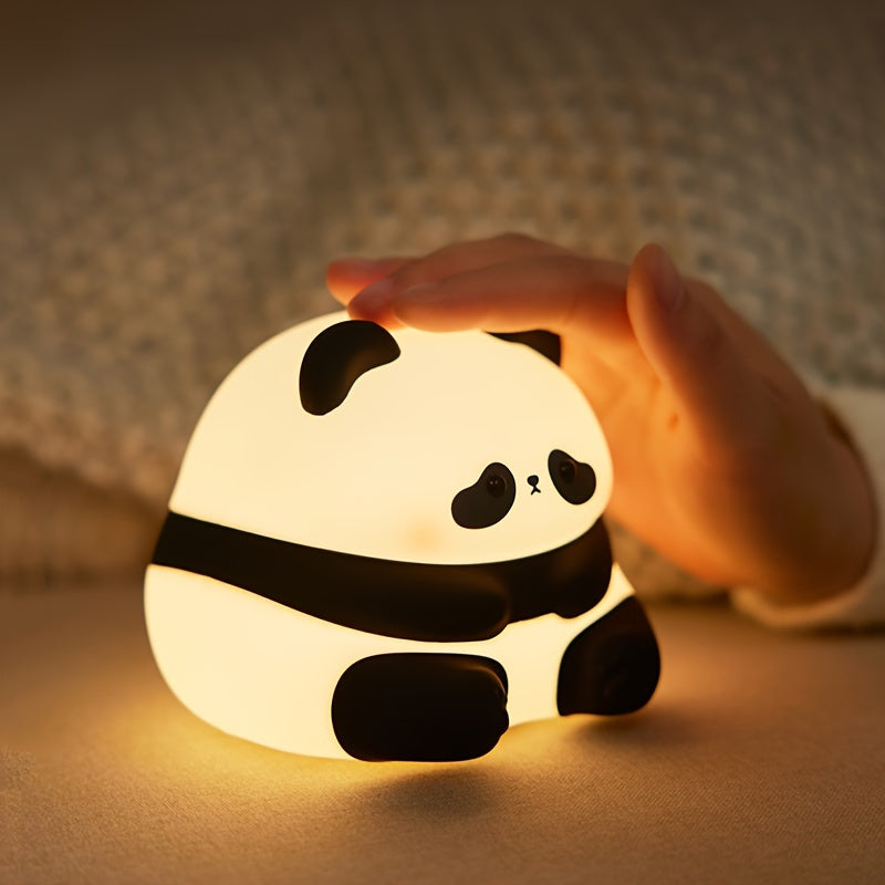 PandaGlow - Schattige Grote Panda LED Nachtlamp met Touchbediening en Oplaadbare Batterij