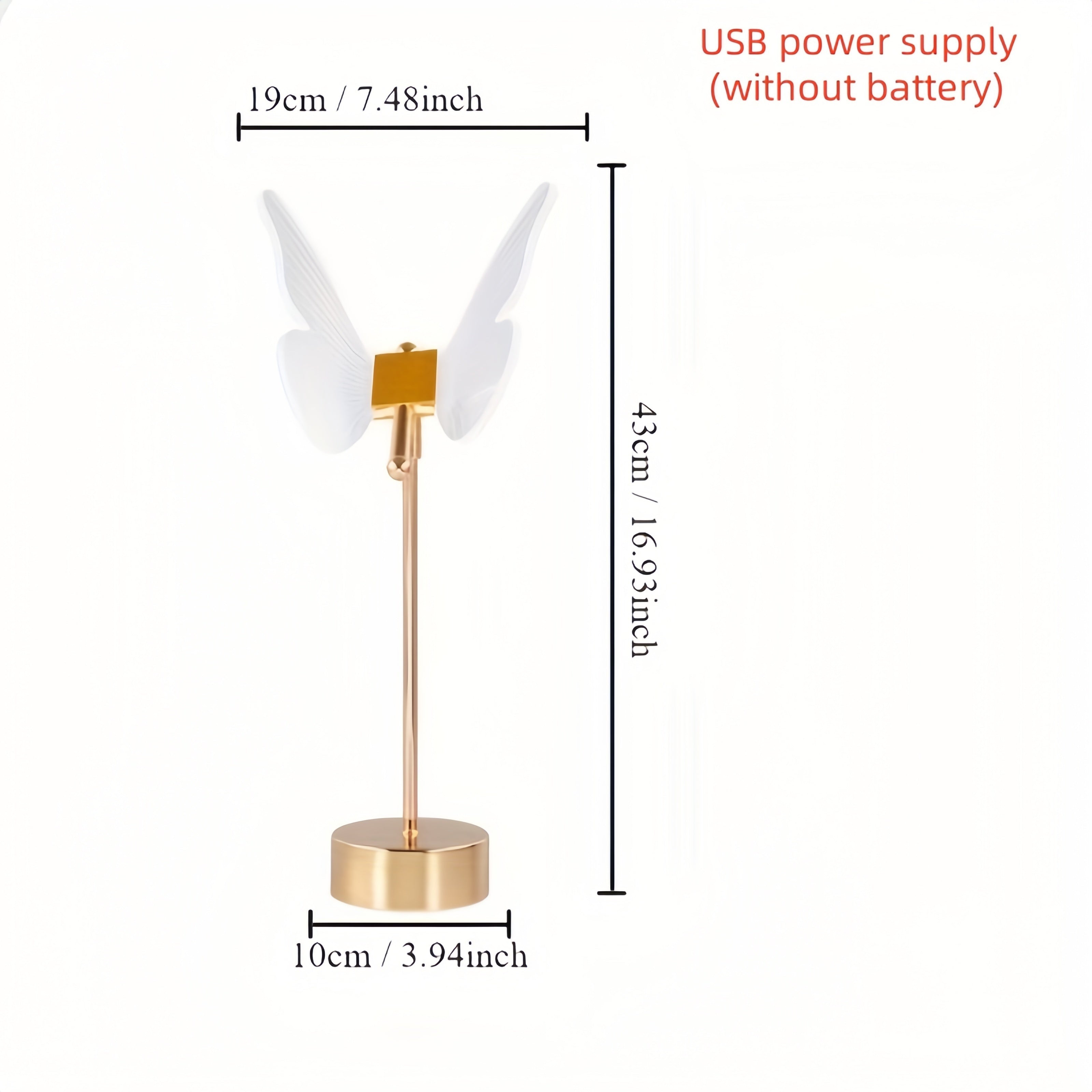 LumiButterfly - USB-aangedreven Vlinder Tafellamp, Artistieke LED-Nachtlamp