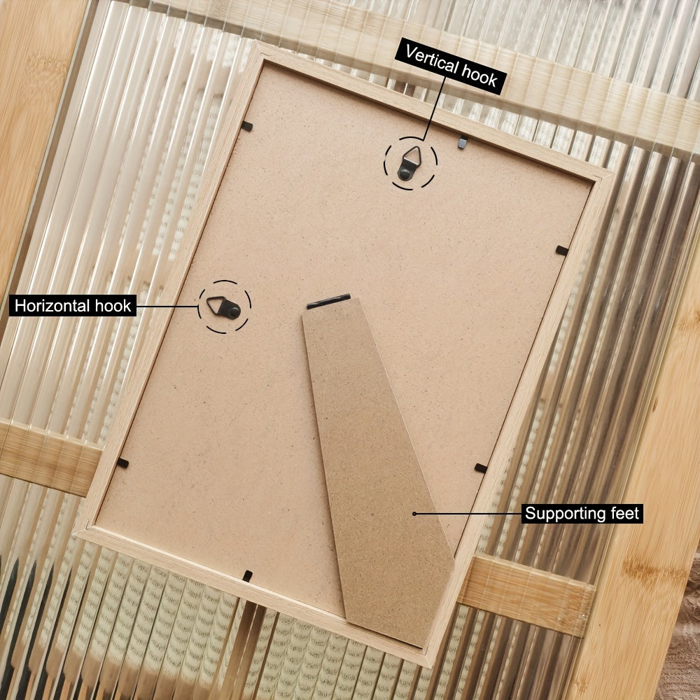 Set van 3 houten fotolijsten - Lichtgewicht en eenvoudig in gebruik