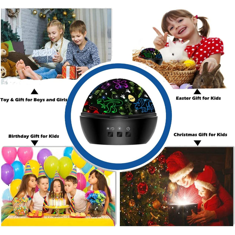 Unicorn Projector - Sterrenhemel Nachtlampje voor Kinderen, 2-in-1 Projector en Nachtlamp