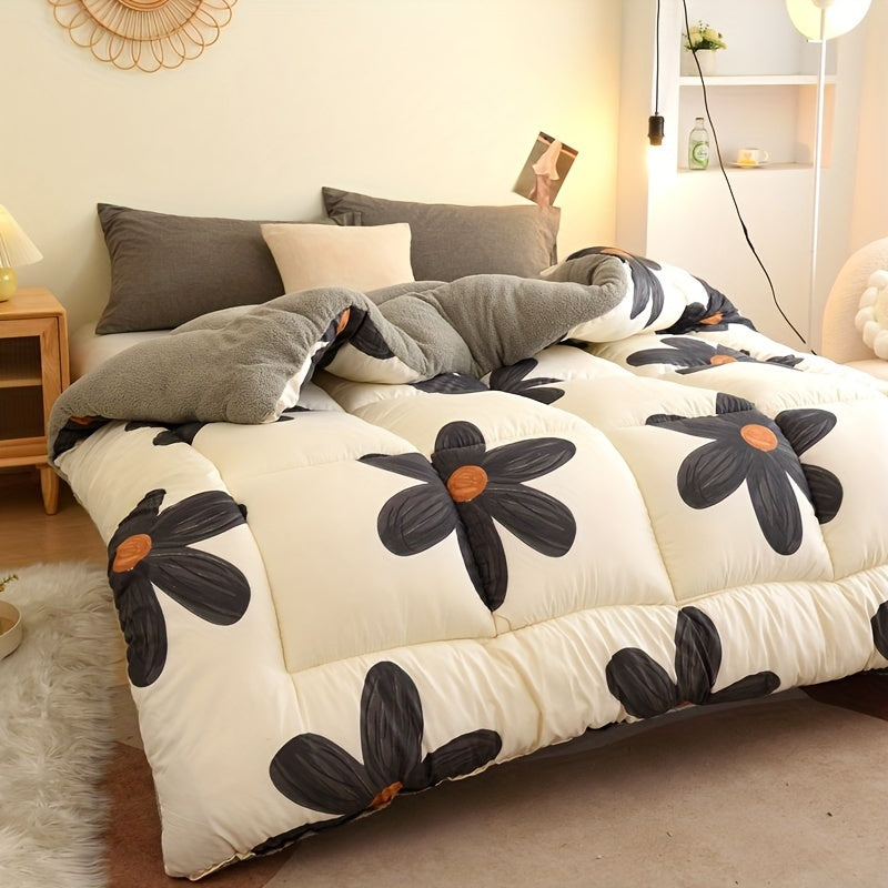 1 stk Print Dekbed Inzet - All Season Gequilte Ultra Zachte Ademende Polyester Comforter, Wasmachinebestendig, Warme Dekbed voor Herfst en Winter