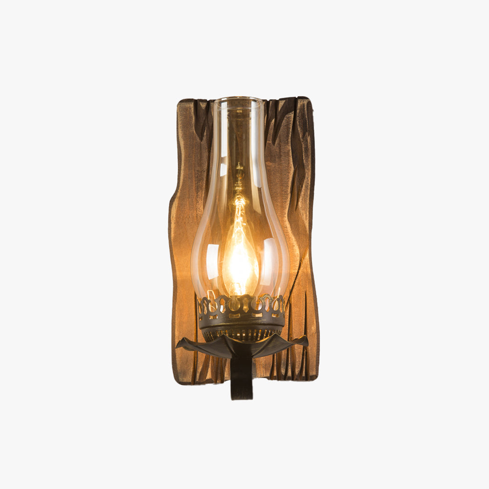 Austin Vintage LED Wandlamp Binnen Woonkamer/Slaapkamer Hout