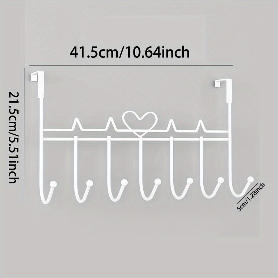 EasyHang - Eenvoudig te Installeren Kapstok voor aan de Deur - Geverfde Afwerking