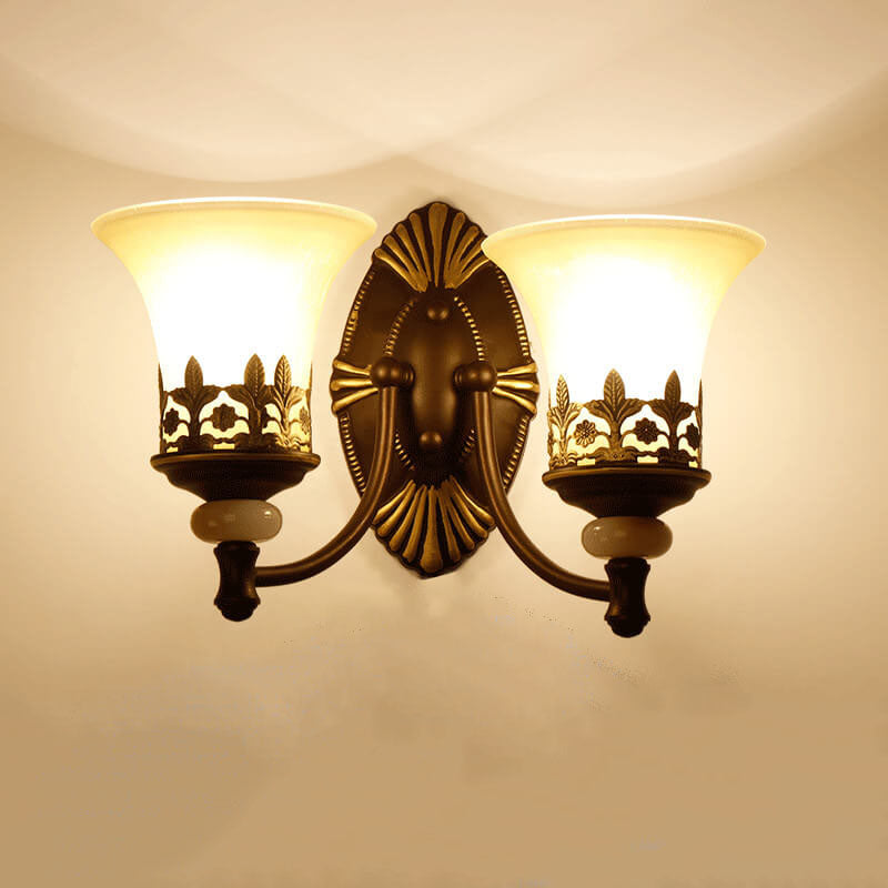 VintageGlow - Klassieke wandlamp met dubbele lampenkappen