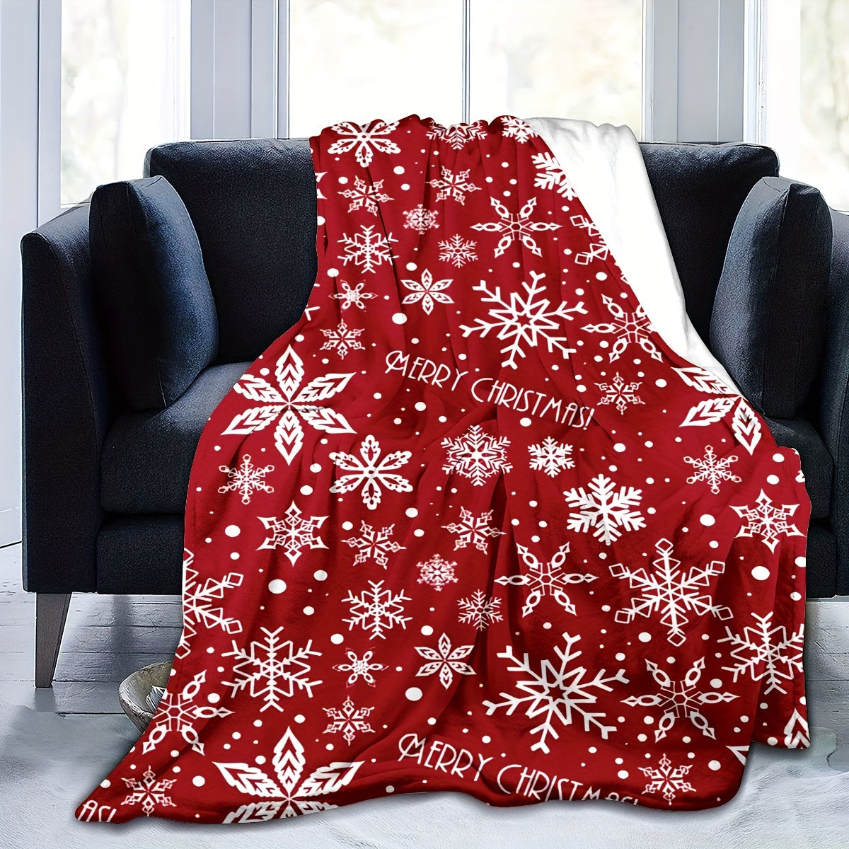 Kerst Digitale Print Fleece Deken - Multifunctioneel, Machinewasbaar, 70cm x 130cm