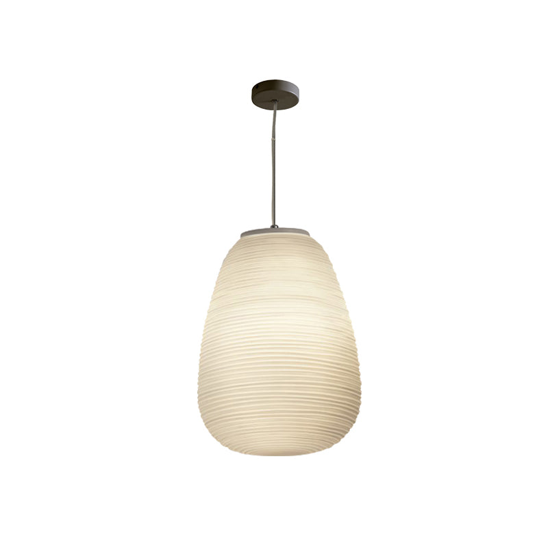 Hanglamp voor Plafond - Moderne Geribbelde Glazen Lamp