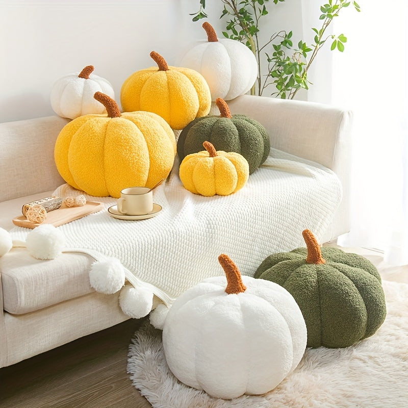 Cozy Pumpkin Kussen - Zachte, Kleurrijke Decoratie voor Halloween en Feestjes