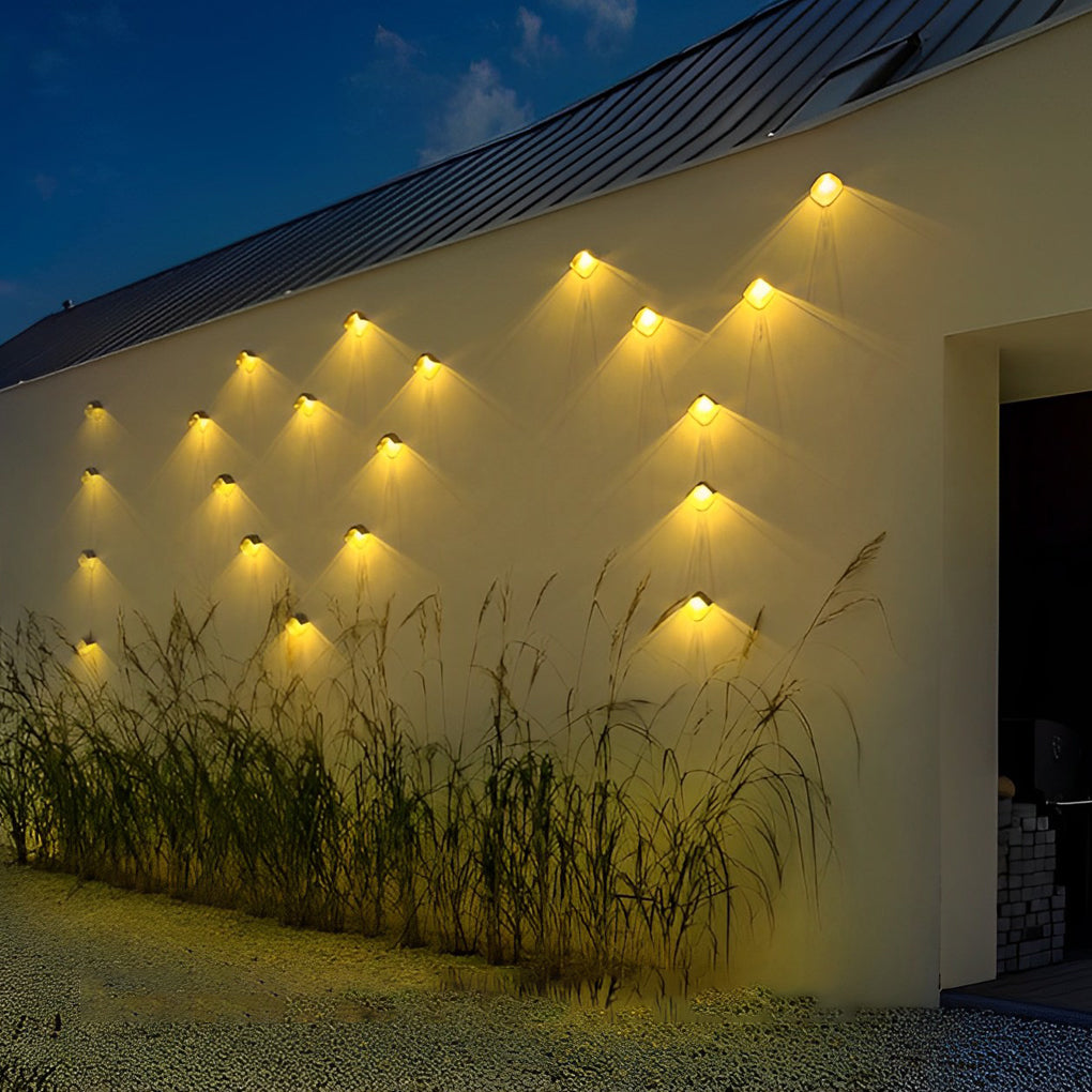 Waterdichte LED Meerkleurige Moderne Solar Muurverlichting