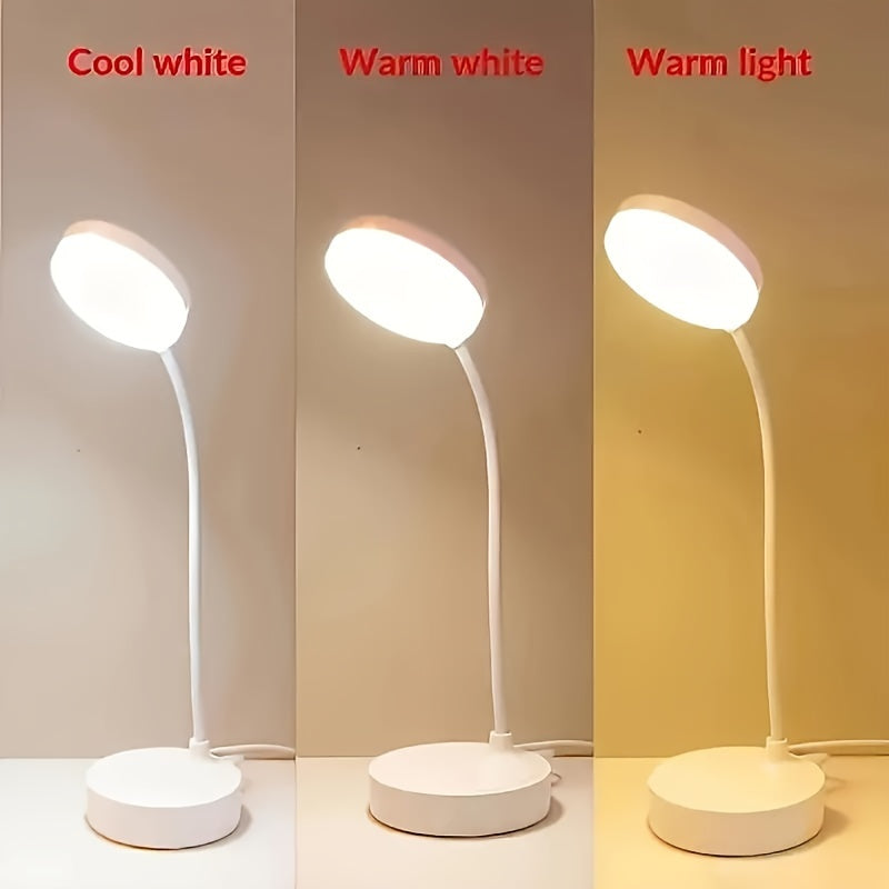 FlexiLight - LED Bureaulamp met 3-traps Dimming en USB-Voeding