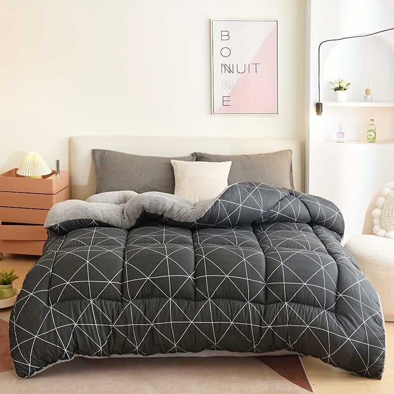 1 stk Print Dekbed Inzet - All Season Gequilte Ultra Zachte Ademende Polyester Comforter, Wasmachinebestendig, Warme Dekbed voor Herfst en Winter