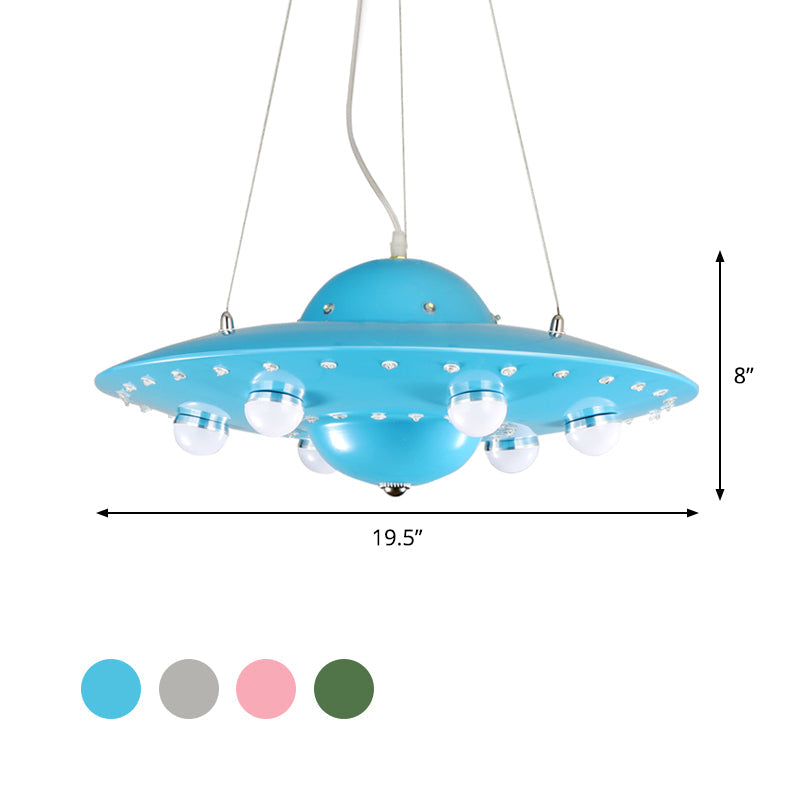 Noordse UFO Hanglamp LED Kinderkamer Plafondlamp