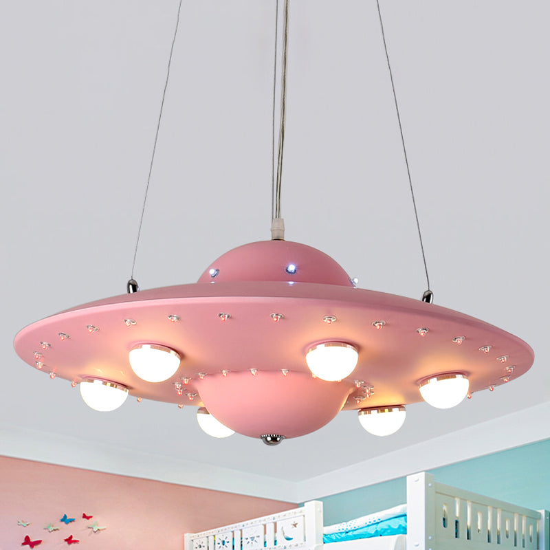 Noordse UFO Hanglamp LED Kinderkamer Plafondlamp