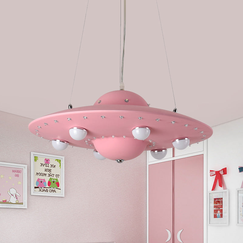 Noordse UFO Hanglamp LED Kinderkamer Plafondlamp