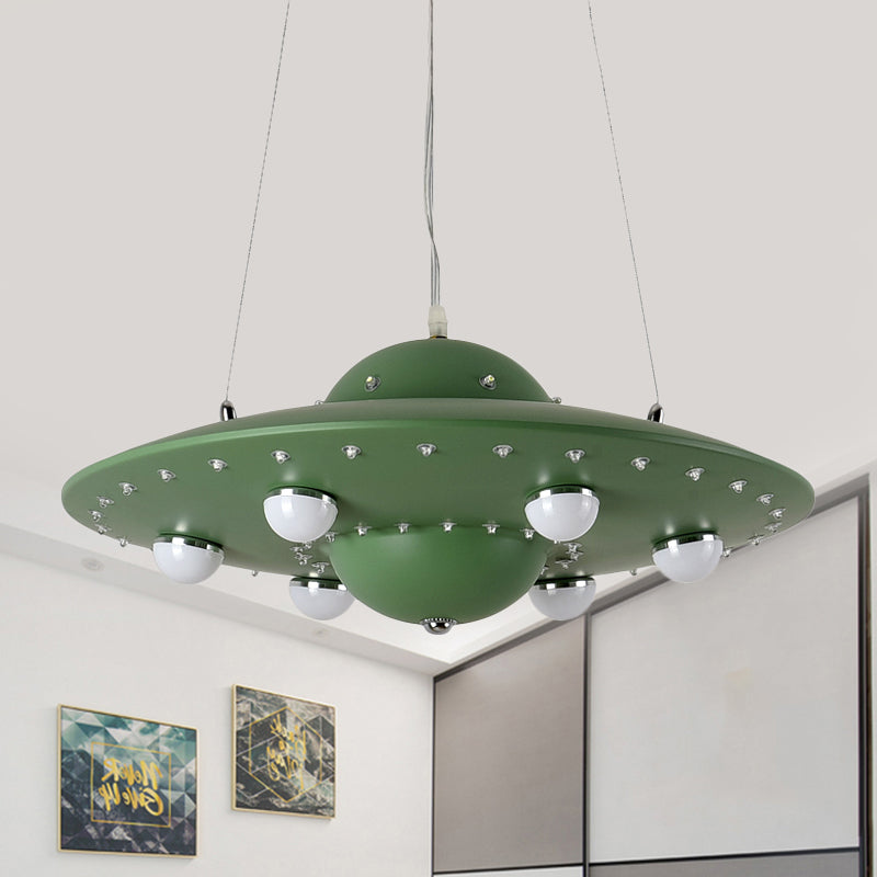 Noordse UFO Hanglamp LED Kinderkamer Plafondlamp