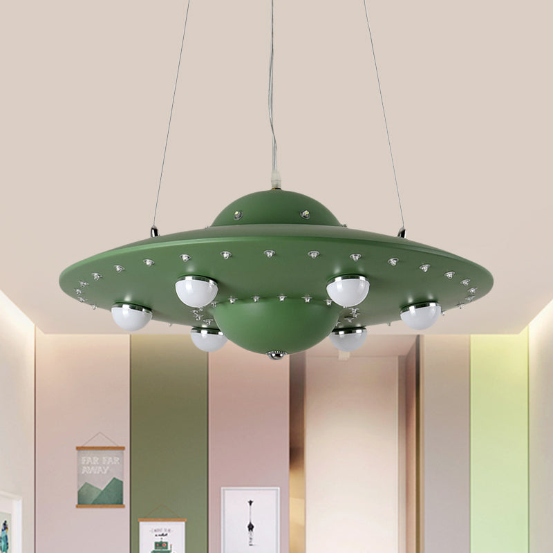 Noordse UFO Hanglamp LED Kinderkamer Plafondlamp