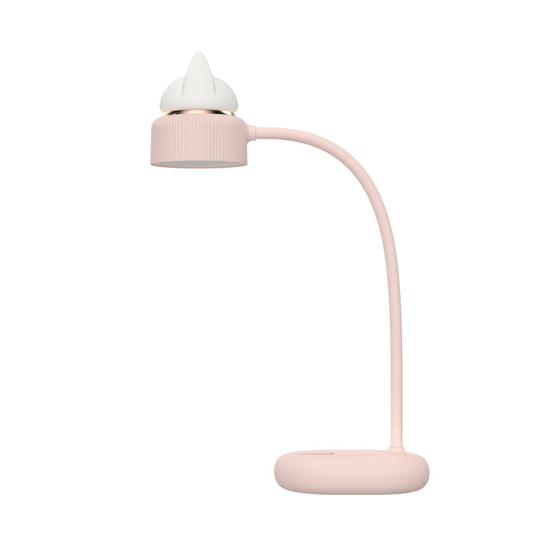 Wit/Roze/Groene Katten Roterende Tafellamp - USB Oplaadbare LED Nachtlamp voor Kinderen