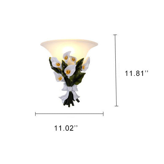 BloomLight - Wandlamp met 1 Arm en Bloemenstruik Vorm