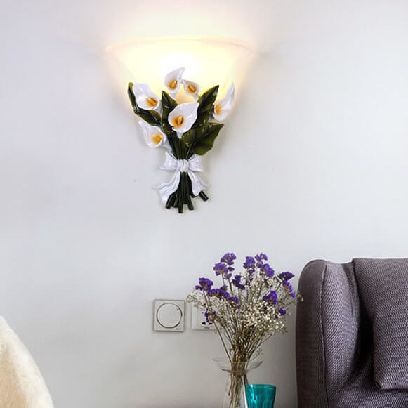 BloomLight - Wandlamp met 1 Arm en Bloemenstruik Vorm