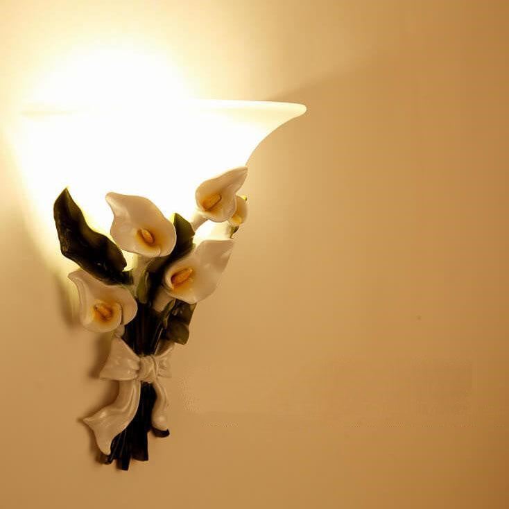 BloomLight - Wandlamp met 1 Arm en Bloemenstruik Vorm