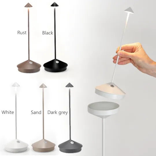 ZenLume - Minimalistische LED Tafellamp | Waterdichte en Dimbare Draadloze Verlichting