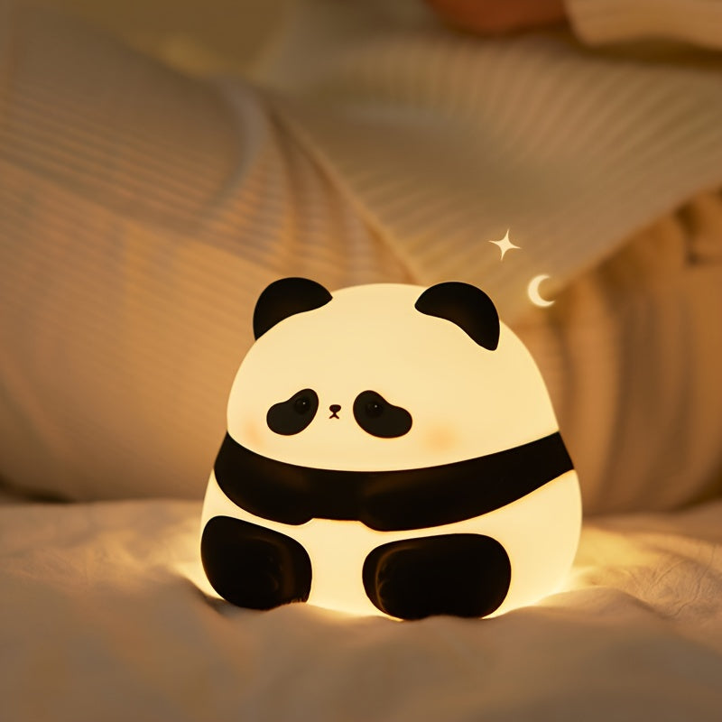 PandaGlow - Schattige Grote Panda LED Nachtlamp met Touchbediening en Oplaadbare Batterij